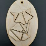 Geometrische vos (lasersnijden)